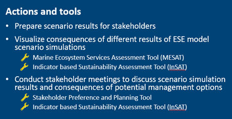 Actions and tools for SAF assessment